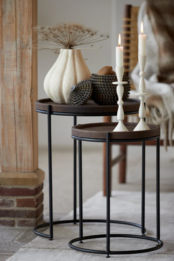 Candle stick 7x28,5 cm CASANDRA cream - Image 3