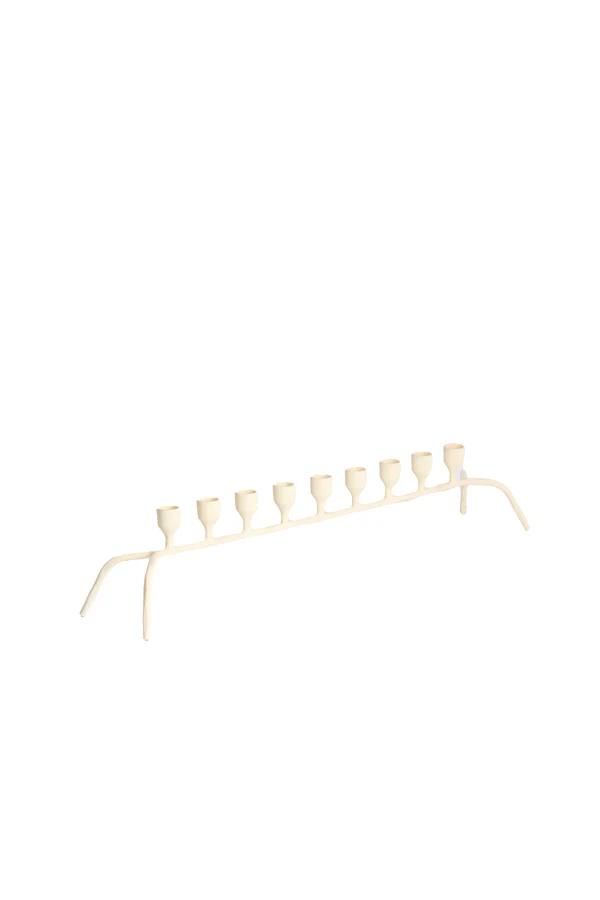 Candle stick 9L 80,5x16x14,5 cm CALZADA cream - Image 2