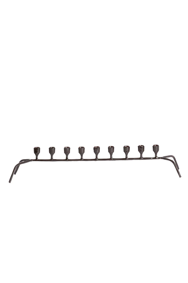 Candle stick 9L 80,5x16x14,5 cm CALZADA shiny dark brown
