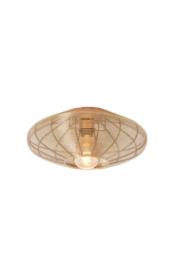 Ceiling lamp 40x17 cm BAHOTO light gold - Image 7