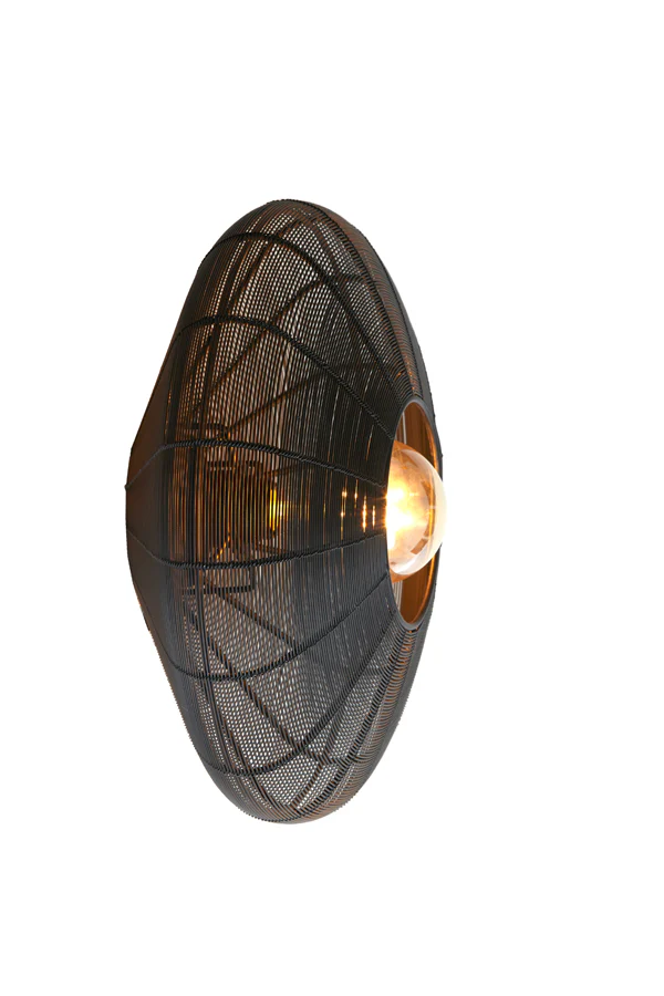 Ceiling lamp 40x17 cm BAHOTO matt black - Image 8