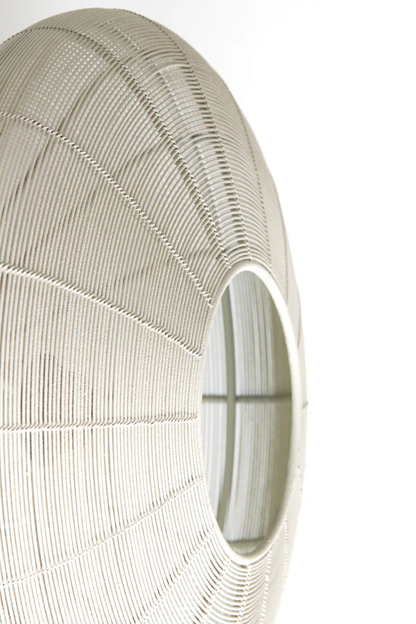 Ceiling lamp 40x17 cm BAHOTO matt cream - Image 3