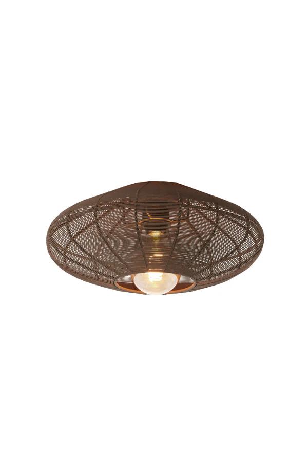 Ceiling lamp 40x17 cm BAHOTO matt dark brown - Image 7