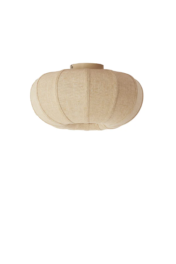 Ceiling lamp 40x21,5 cm ZOSIA linen natural
