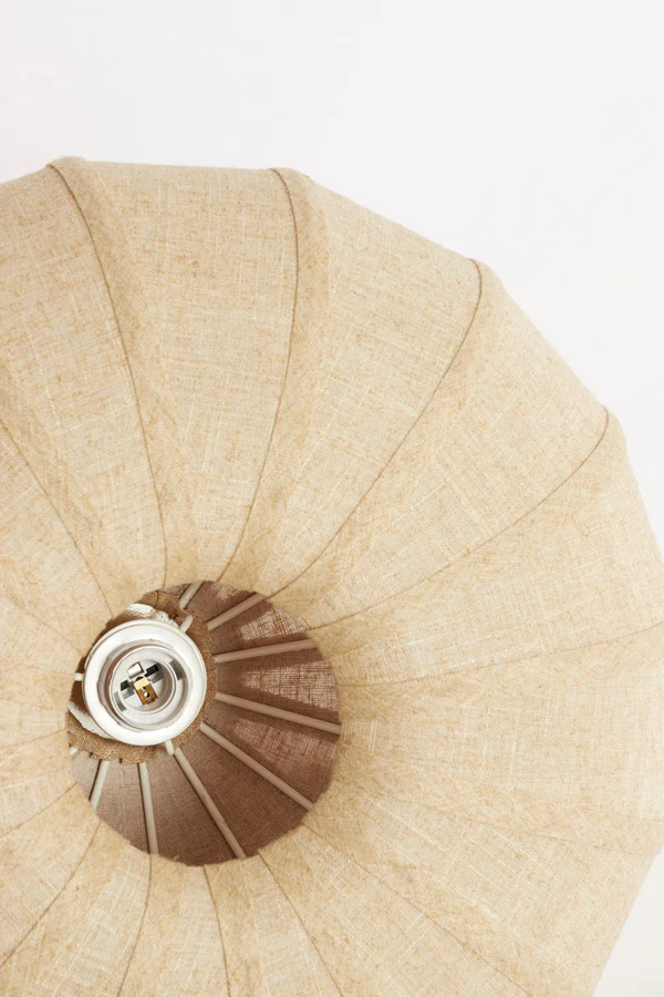 Ceiling lamp 40x21,5 cm ZOSIA linen natural - Image 3
