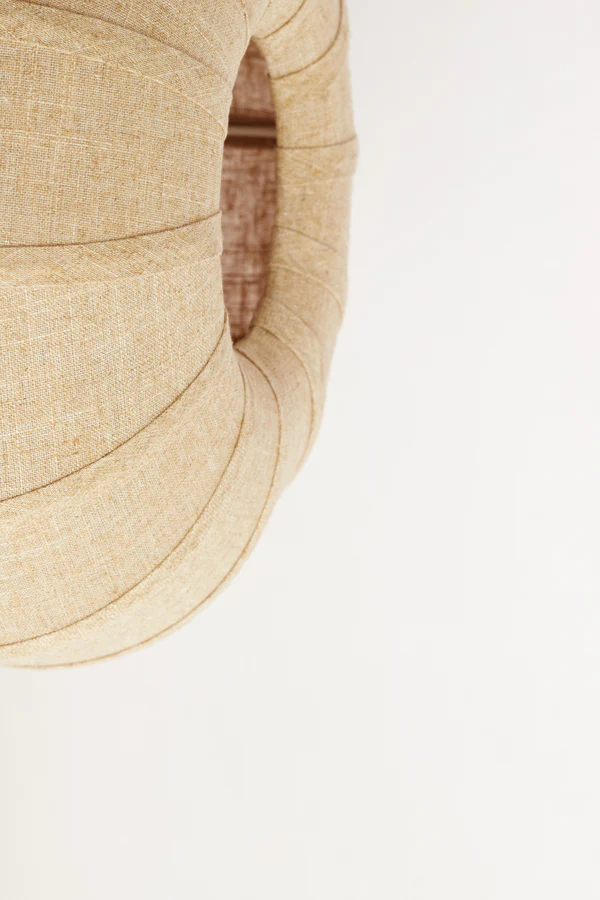 Ceiling lamp 40x21,5 cm ZOSIA linen natural - Image 4