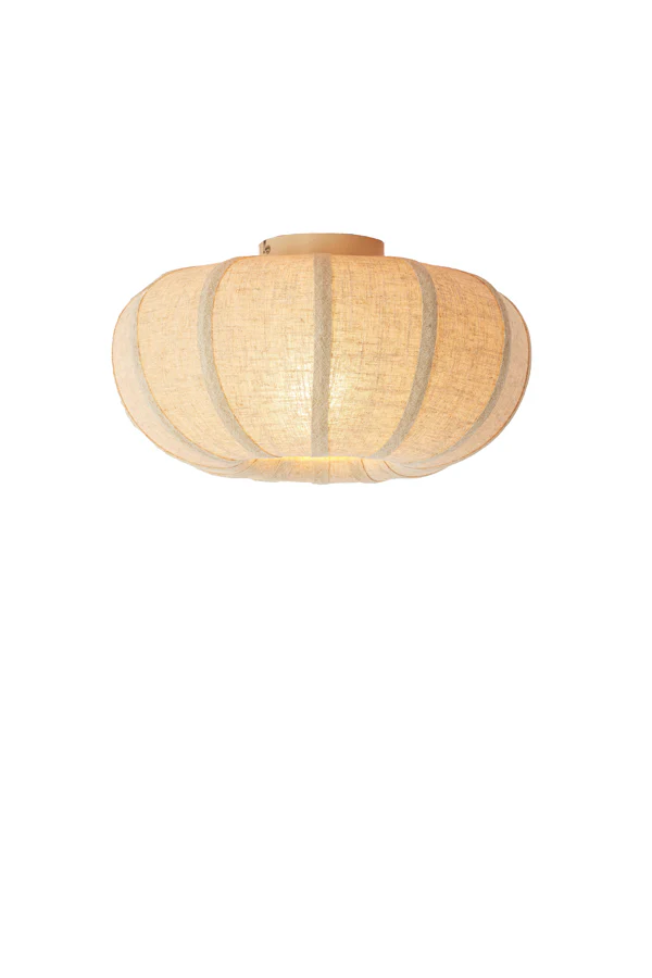 Ceiling lamp 40x21,5 cm ZOSIA linen natural - Image 6