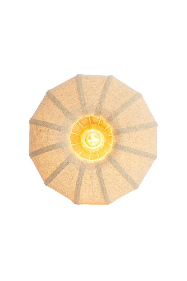 Ceiling lamp 40x21,5 cm ZOSIA linen natural - Image 7