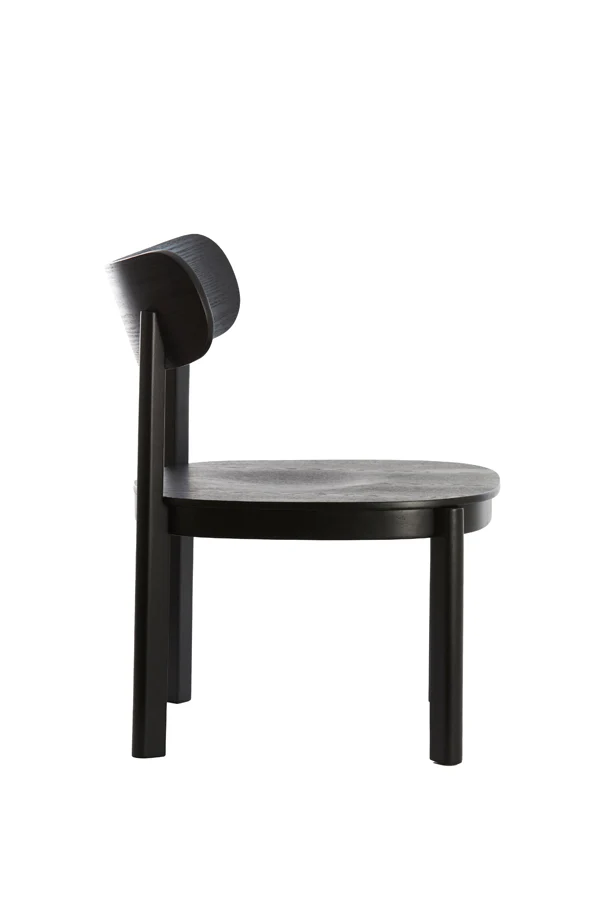 Chair 59,5x59,5x77 cm JABUGO wood black - Image 4