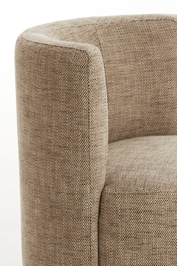 Chair 65x65x78 cm KAMOVA brown-cream - Image 4