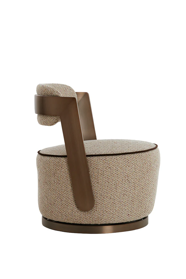 Chair 68x65x77 cm KEMENA sand+cream-terra - Image 4