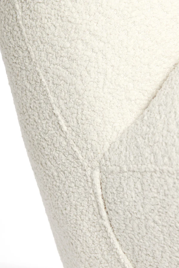 Chair 90x77x72 cm GUMACA bouclé cream - Image 6