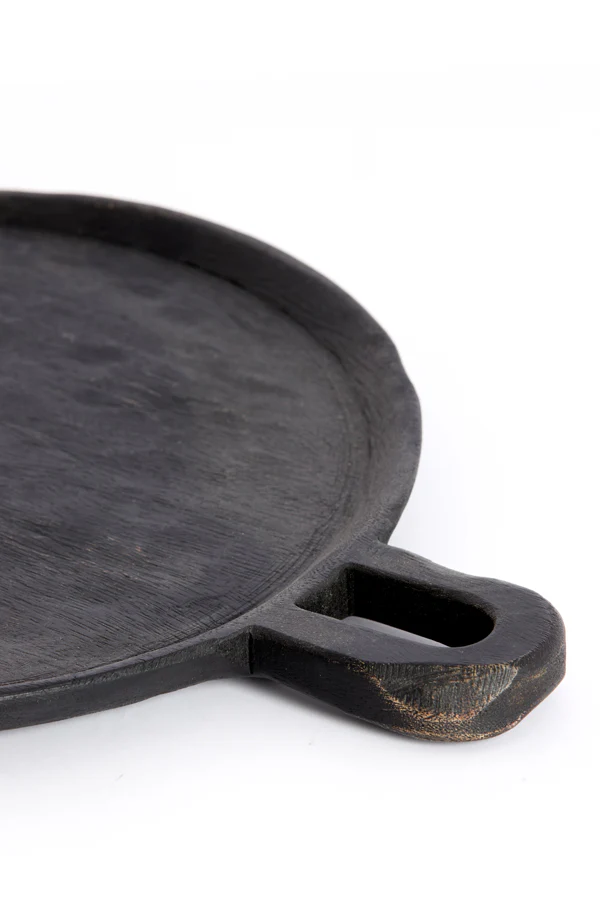 Chopping board 36x30x2,5 cm ISOLO mango wood black - Image 2
