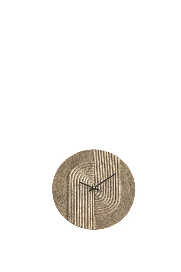 Clock 15 cm GWENNA antique bronze