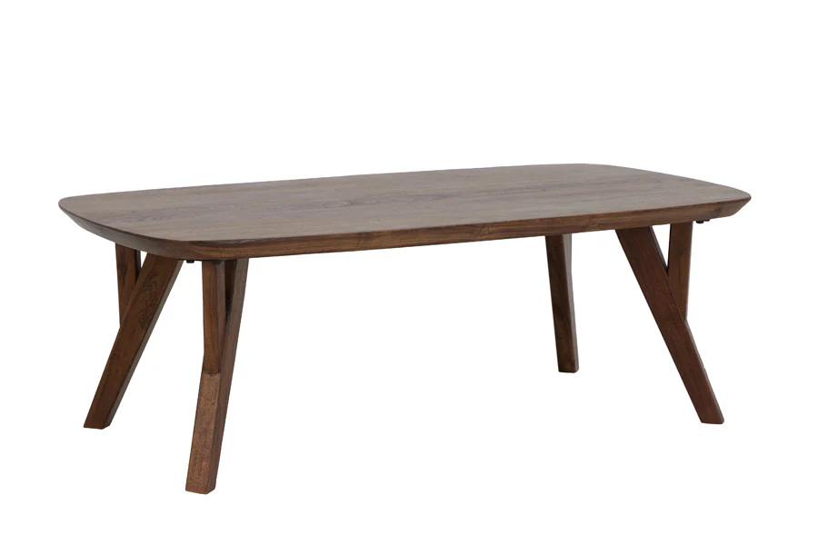 Coffee table 120x65x40 cm QUENZA acacia wood brown - Image 2