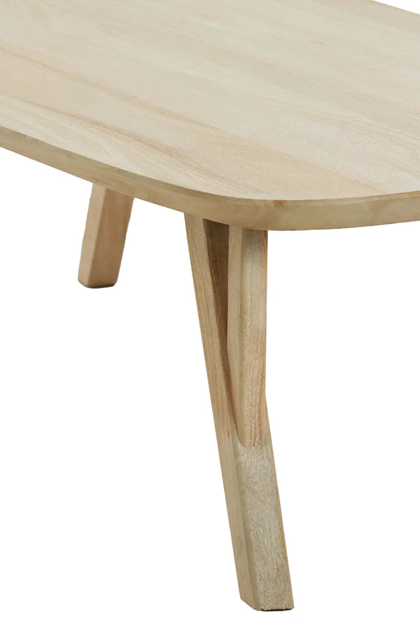 Coffee table 120x65x40 cm QUENZA mango wood natural - Image 4