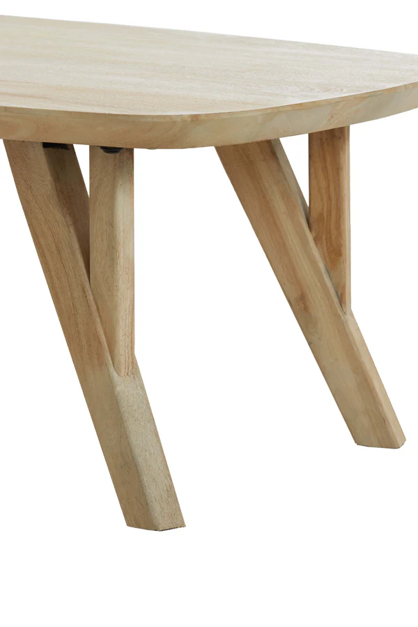 Coffee table 120x65x40 cm QUENZA mango wood natural - Image 6