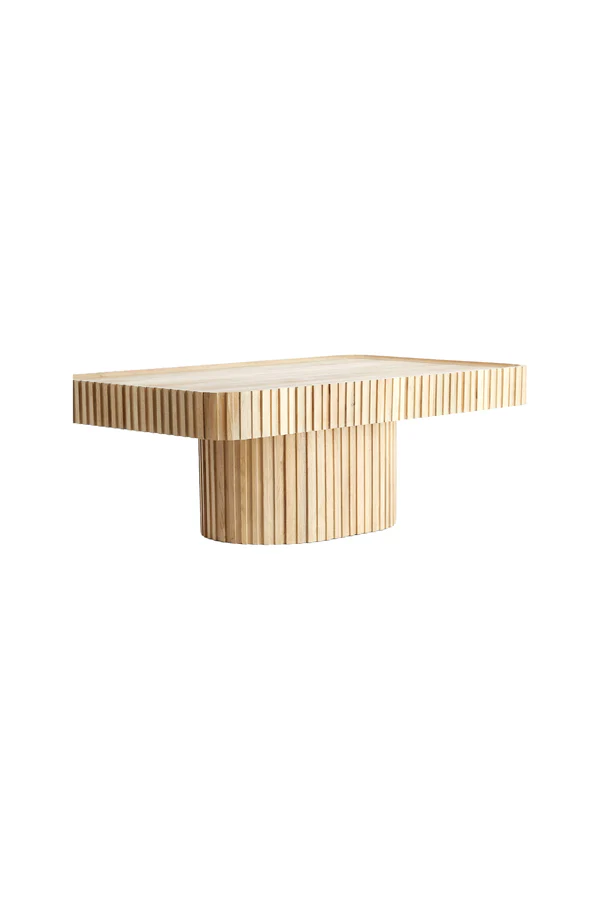 Coffee table 120x70x42 cm KIOTO mango wood natural - Image 2