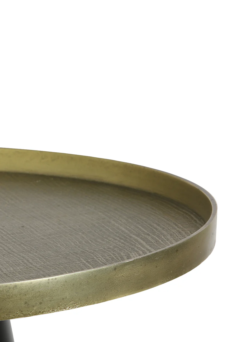 Coffee table 60x44 cm POPETA antique bronze-black - Image 4