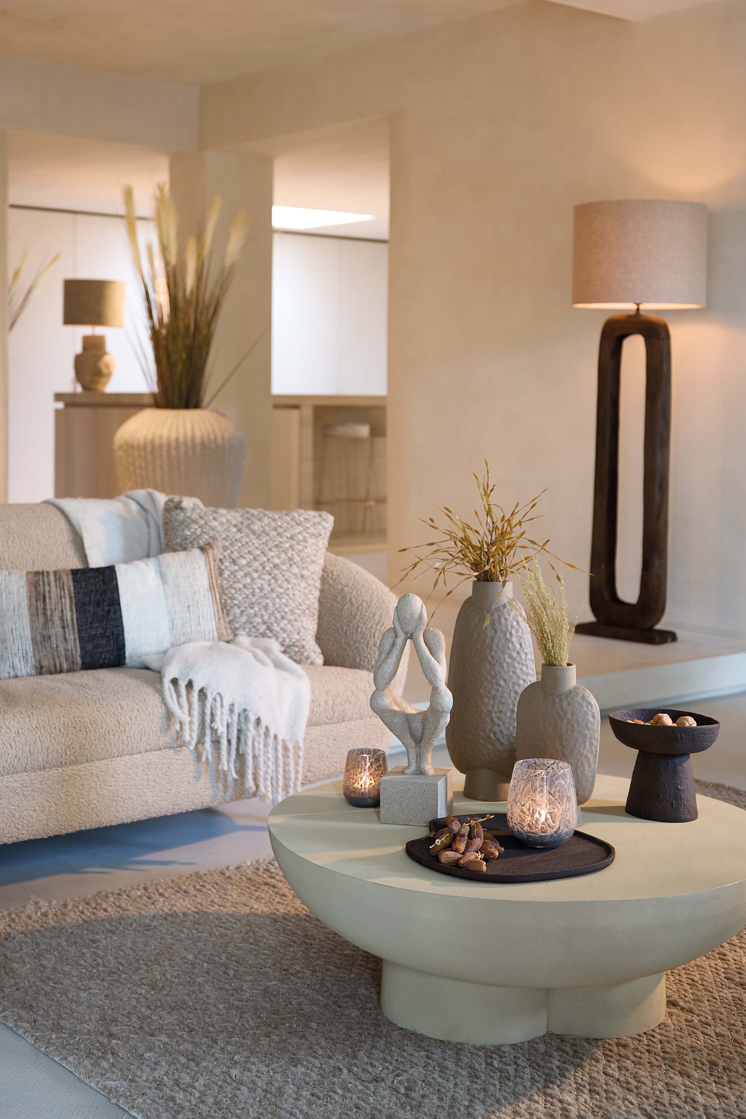 Coffee table 90x30 cm POLINNA matt sand - Image 7