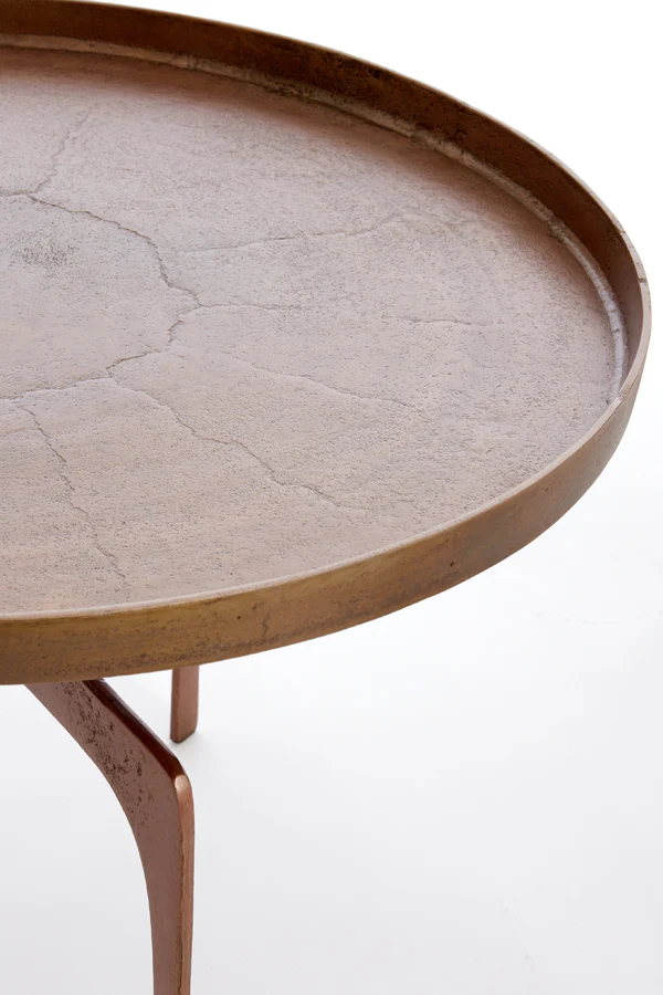 Coffee table S/2 64x39+75x44 cm PANO brown bronze - Image 3