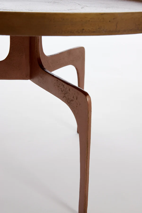 Coffee table S/2 64x39+75x44 cm PANO brown bronze - Image 5