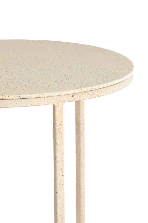 Coffee table S/2 65x38+75x42 cm SADAR sand+l brown spotted - Image 3