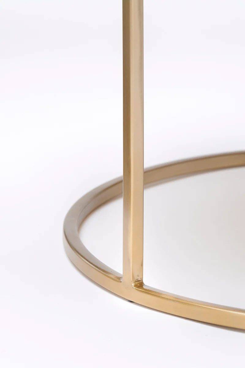 Coffee table S/2 65x39+75x45 cm TALCA light gold - Image 5
