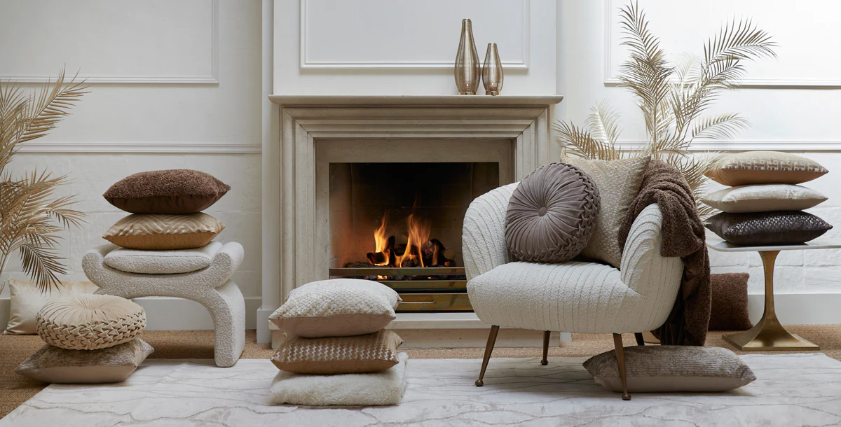 Cushion 40 cm BEREND light gold - Image 5