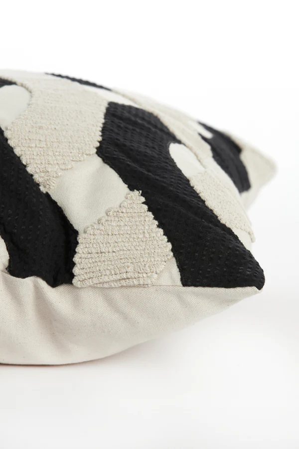 Cushion 45x45 cm BENDIGO beige+gold+black - Image 3