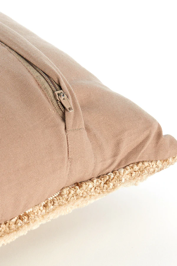 Cushion 45x45 cm BENONI natural+sand - Image 3