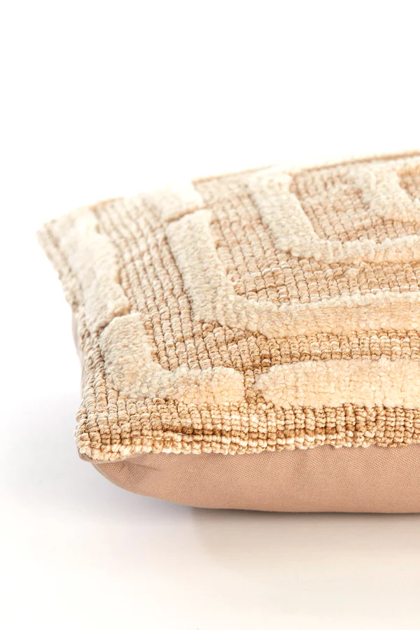 Cushion 45x45 cm BENONI natural+sand - Image 4