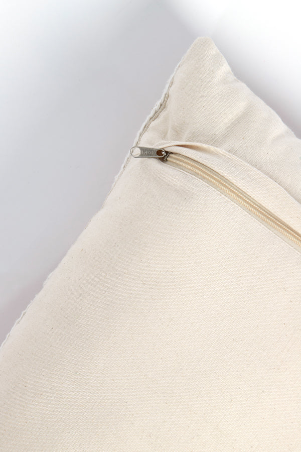 Cushion 45x45 cm CASCO cream+ocher - Image 3