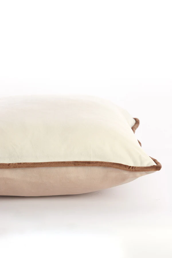 Cushion 45x45 cm CIVENS cream-sand - Image 2