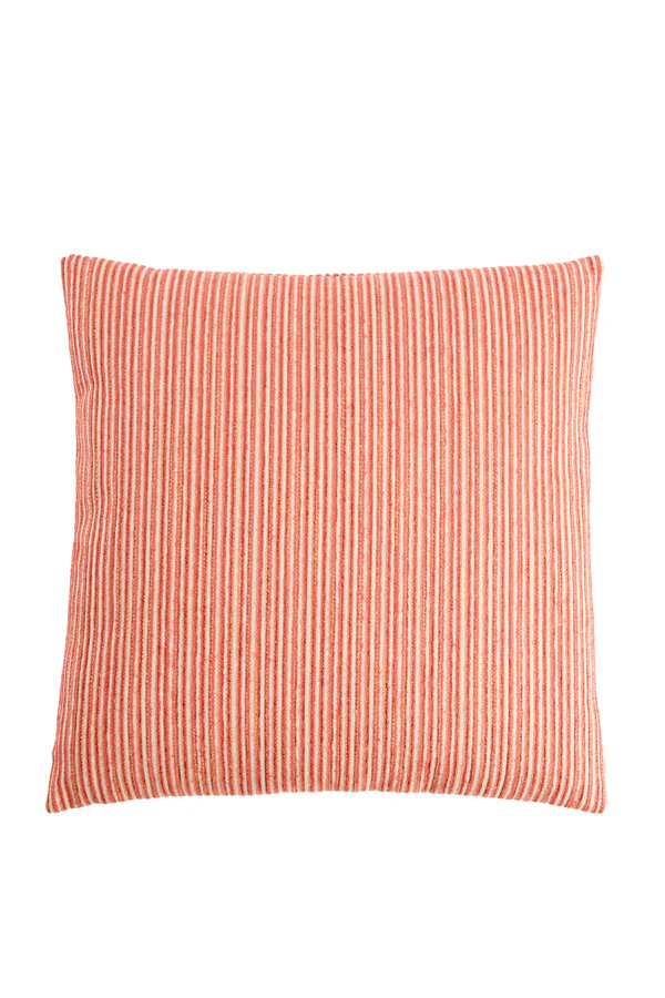 Cushion 45x45 cm HAYDEN cream+coral feather filled - Image 2