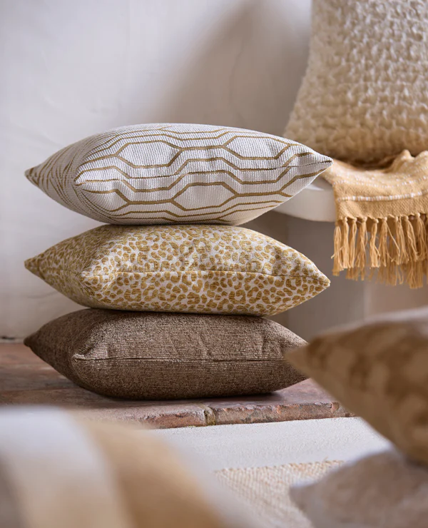 Cushion 45x45 cm JOPLIN cream+gold - Image 4