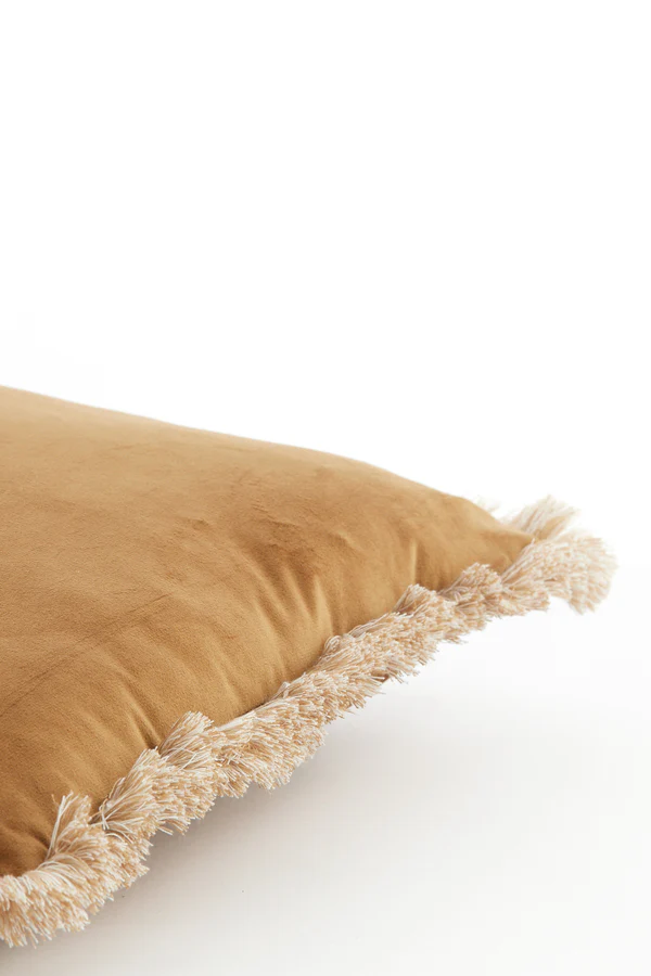 Cushion 45x45 cm LIENA velvet bronze-sand - Image 2