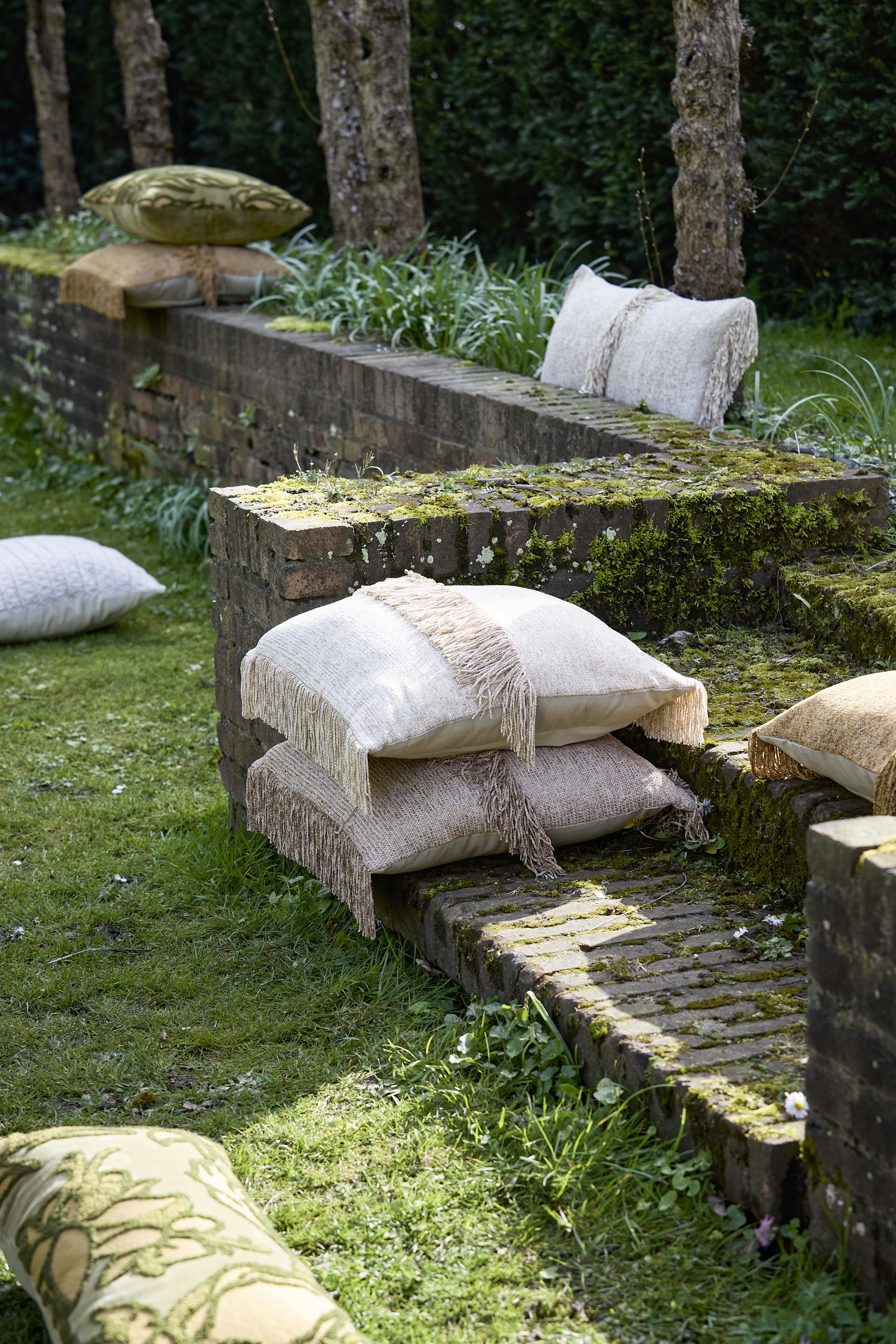 Cushion 45x45 cm LUANI beige - Image 7