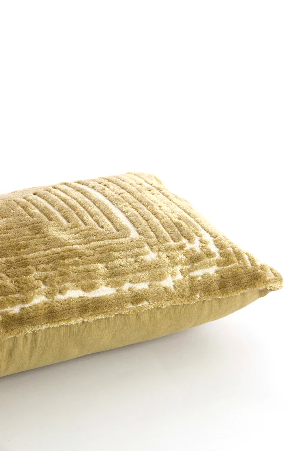 Cushion 60x30 cm BOVINO olive green - Image 3