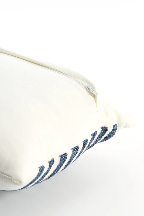 Cushion 60x30 cm CINCO cream+blue - Image 4