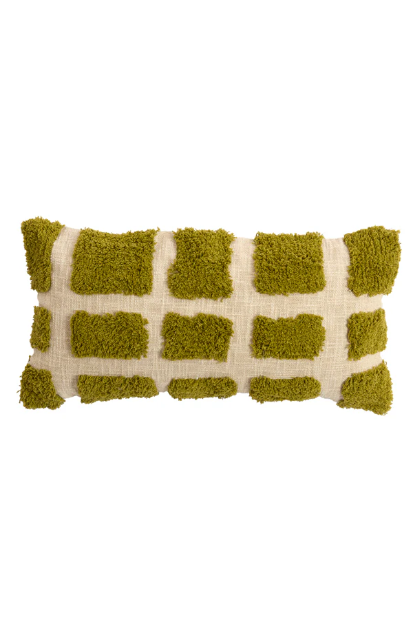 Cushion 60x30 cm FASANO green+cream