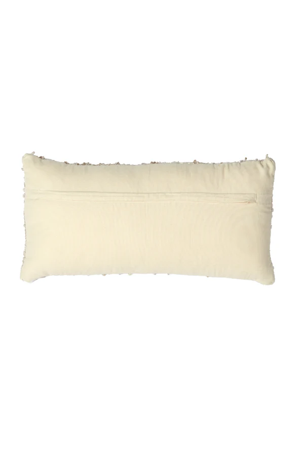 Cushion 60x30 cm MEZOKI bouclé light brown - Image 2