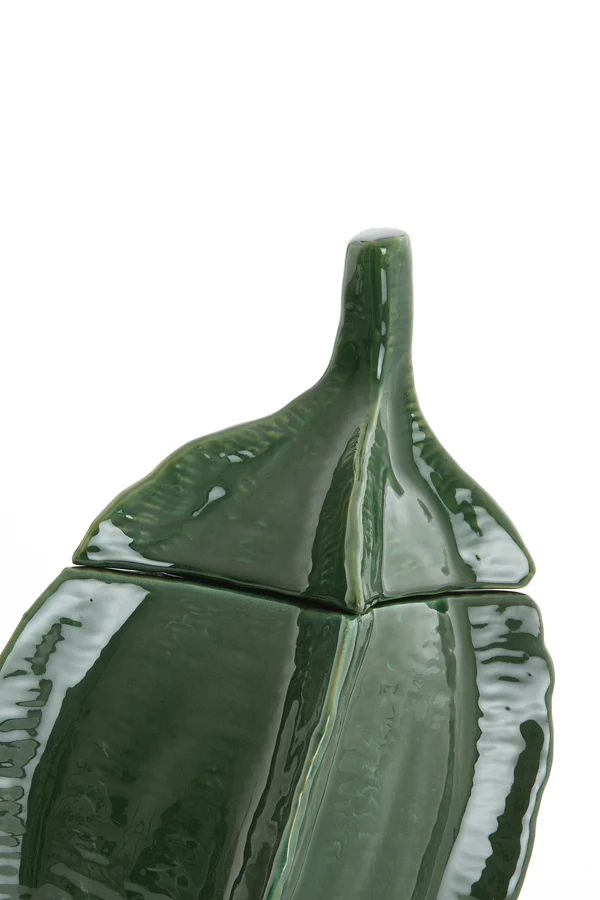 Deco box 21x20,5x31 cm SABARA shiny emerald - Image 4