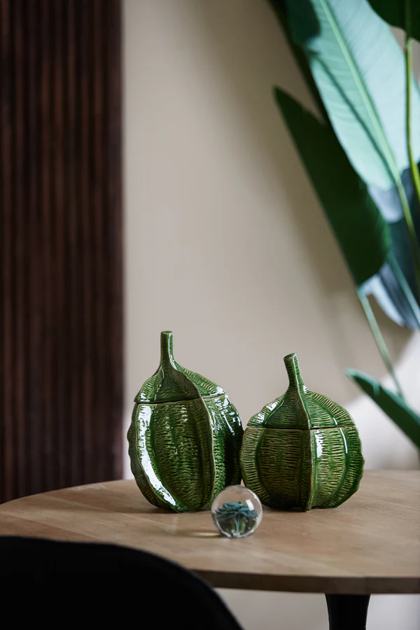 Deco box 21x27 cm SABARA shiny green - Image 3