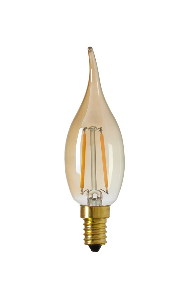 Deco LED candle 3,5x12 cm LIGHT 2W amber E14 dimmable