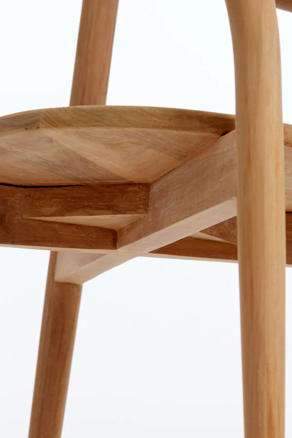 Dining chair 59x53x74 cm PALCA wood natural - Image 10