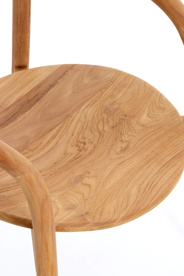 Dining chair 59x53x74 cm PALCA wood natural - Image 9