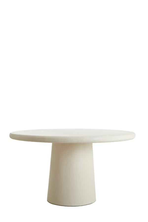 Dining table 140x76 cm KULONA cream