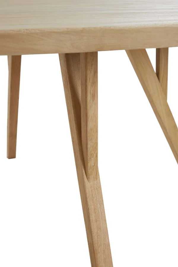 Dining table 140x76 cm QUENZA mango wood natural - Image 3
