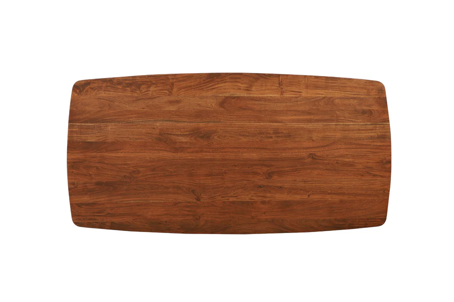 Dining table 200x100x76 cm QUENZA acacia wood brown - Image 7